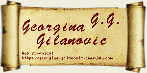 Georgina Gilanović vizit kartica